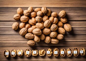 orzechy włoskie kcal