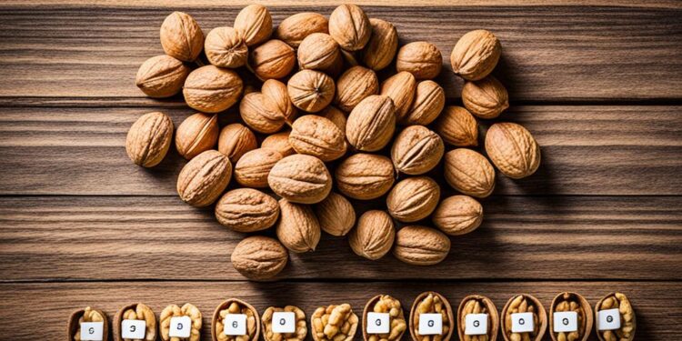 orzechy włoskie kcal