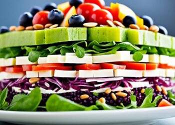 nowoczesne sałatki warstwowe