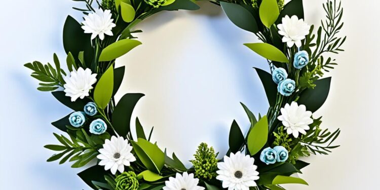 nowoczesne stroiki na cmentarz ze sztucznych kwiatów